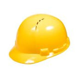 Standard yellow safety helmet