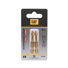 Pair of Phillips PH2X50 bits for CAT impact screwdriver