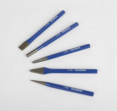 WORKPRO chisel set + parallel file 5 units