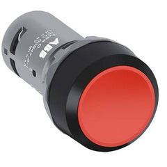 2NC Momentary Red Push Button Molded