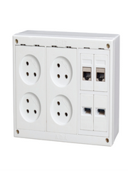 D-17 box, 4 sockets + 2 lightning + 2 computers