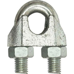 Steel cable clamp - optional