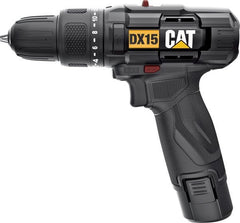 1X2.0AH 12V Vibrating Drill Screwdriver in a Cardboard Box DX15 CAT