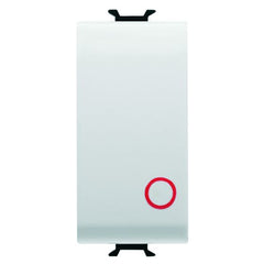 Koros-Button 1 Module White NC