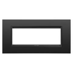 LUX frame metal monochrome satin black 6 module (same as accessory in black)