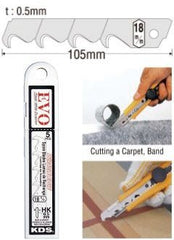 KDS HK-5EVO 18mm (5-piece) Japanese Knife Blade Set
