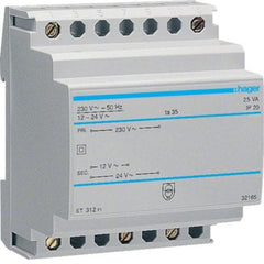 Transformer on a busbar 230/24/25VA model ST312