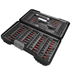 Bit set (45 pcs) flat + posidrive + PH + star + allen + CAT bit holder