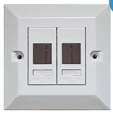 Computer Communication Box (Keystone) Double Deep AHT Depth
