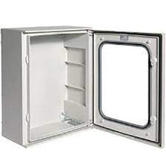 Polyester cabinet transparent door IP65 800x600x300