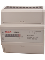 Electronic meter for 80A 3P busbar, digital display