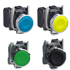 Black button 1NO complete XB4BA21