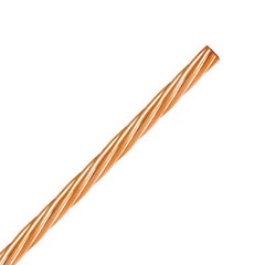 Visible copper in varying cross-section