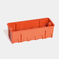 6-module box for drywall without screws, patented standard