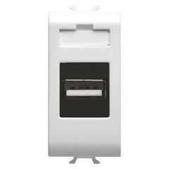 Corus - USB socket white 1 module