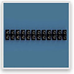 10 staples (row) No. 4 A. Natach