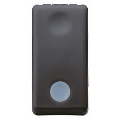 2P illuminated circuit breaker SYS BLACK 16AX