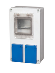 D-2 Window Box for 4 + 2x110 Sockets