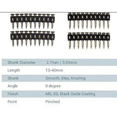 Box (1000 pcs) 22 mm nail gun + gas tank