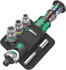 Set 3/8" ZYKLOP mixed bits + (PH, PZ, TX) sockets (8,10,13mm) WERA