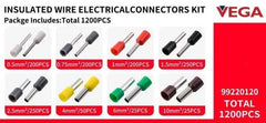 Insulated terminal set 0.5-10 mm 1200 units