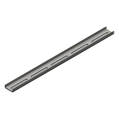 Galvanized profile 40X12X2 U perforated side 1 wide slot 10X25