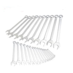 WORKPRO 6-32mm ring/open wrench set in fabric case
