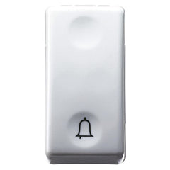 Single-pole push button with bell marking
