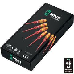 WERA 1000V thin blade screwdriver set (7 pcs)