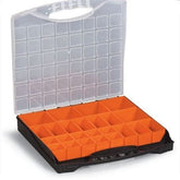 Plastic organizer with 24 removable compartments
