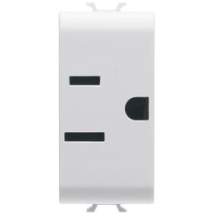 Corus - American three-pin socket, white