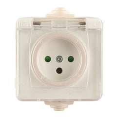 Transparent water-protected NK socket - optional