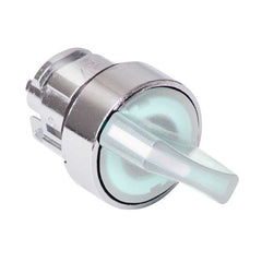 Illuminated 2-position white switch ZB4BK1213
