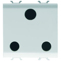 Corus-British power socket 2 module white