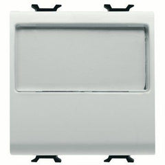 Koros - White illuminated doorbell button with 2 modules to choose from