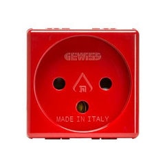 Red power socket