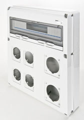 20-module panel for 4 outlets + 2 outlets 63A (without grounding strip 3940412B)