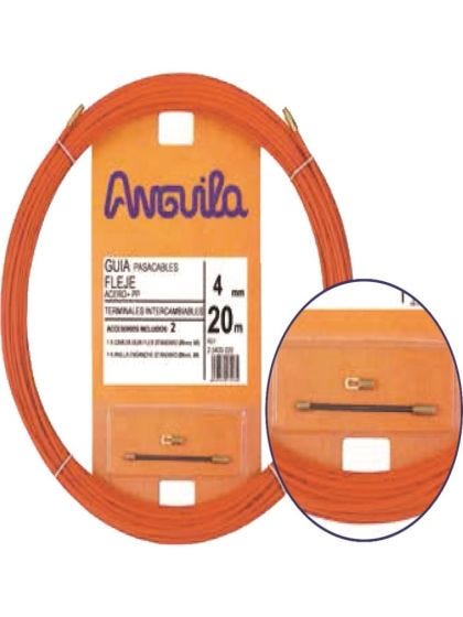 Steelband 4 mm thick orange bi-nylon Anguila - to choose from