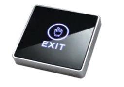 Illuminated exit button, wide touch COM/NC/NO