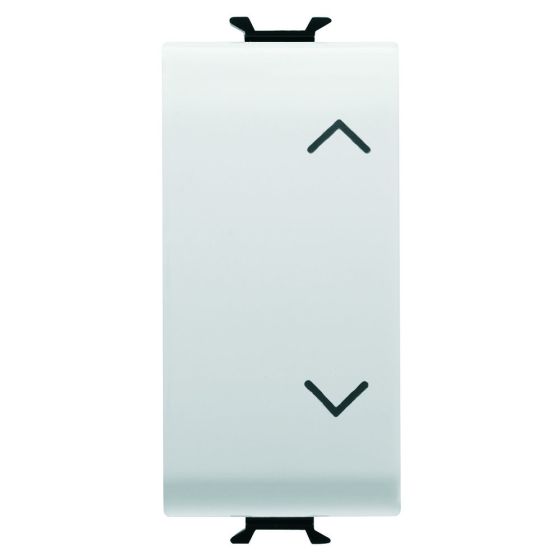 Corus-Shutter Switch Mod. 2P 1 Glossy White