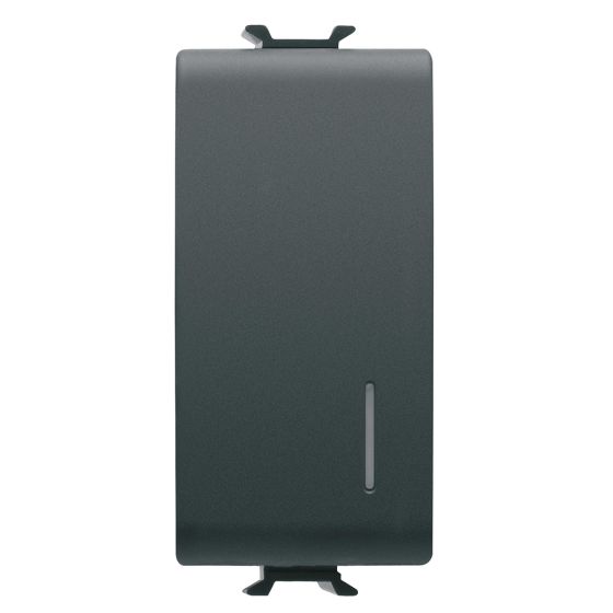 Coros-Button +T.locator 1 module matte/satin black