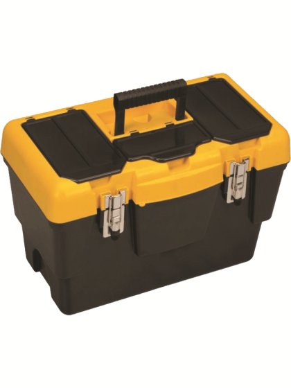 22" tool box with stainless steel brackets