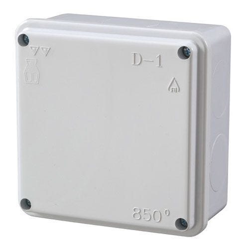 D-1 box, smooth red, 100X100X50