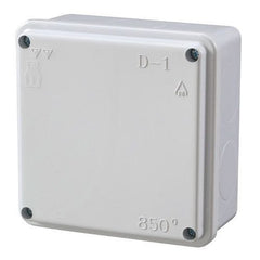 D-1 box, smooth red, 100X100X50