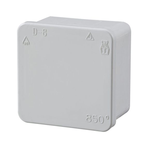 Box D-8 opaque gray 50*80*80 smooth