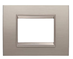 Corus-Frame LUX Metal Brushed Aluminum 3 Module