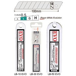 Japanese Knife Blades Pack 18mm (50 pcs) KDS LB-50EVO