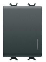 Korus-Changeover Switch+T.Detector 2 Module Matte/Satin Black