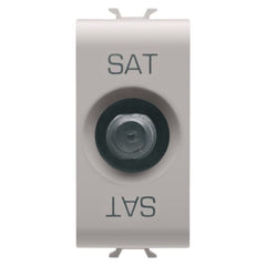 TV socket Korus F-TYPE female 1 module matte beige