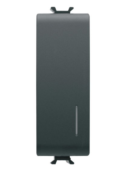 Korus-Cross Switch+T.Locator 1 Module Matte/Satin Black